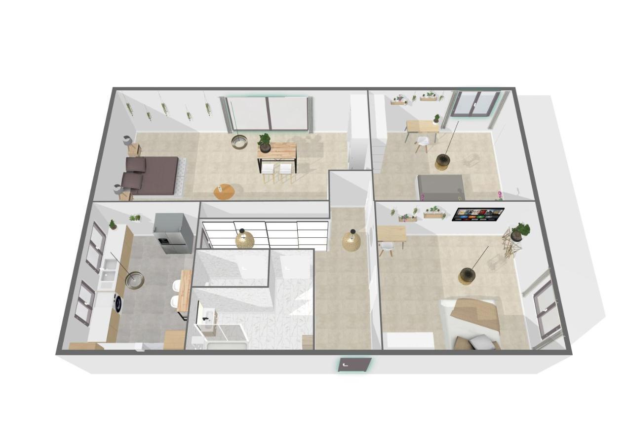 La Garden Room Logement En Colocation ル・プレシ・ロバンソン エクステリア 写真